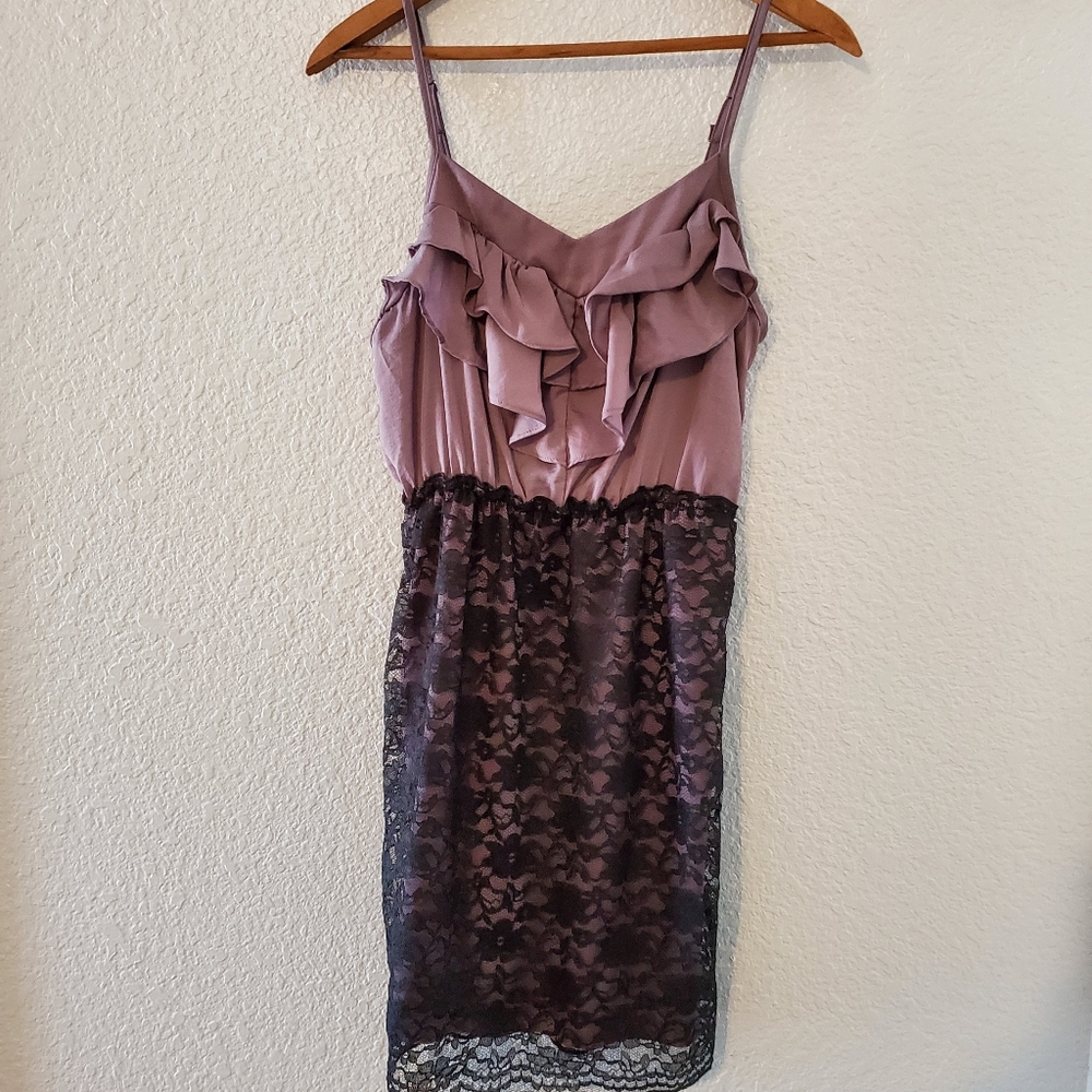 Xhilaratian | Lace Spaghetti Strap Dress | M